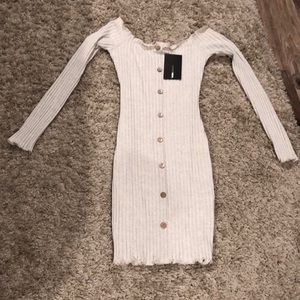 Fashion nova jacklyn off the shoulder mini dress